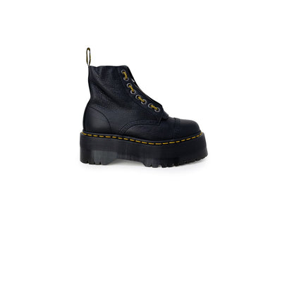 Bottes en cuir noir Dr. Martens