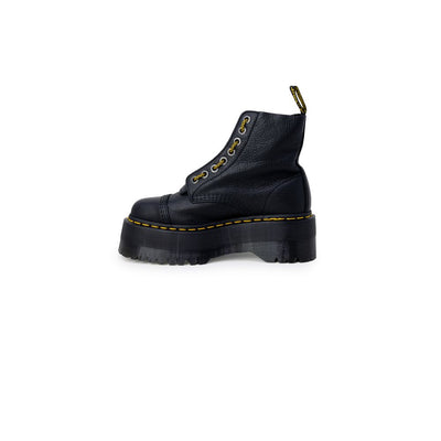 Bottes en cuir noir Dr. Martens