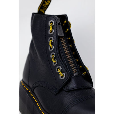Bottes en cuir noir Dr. Martens