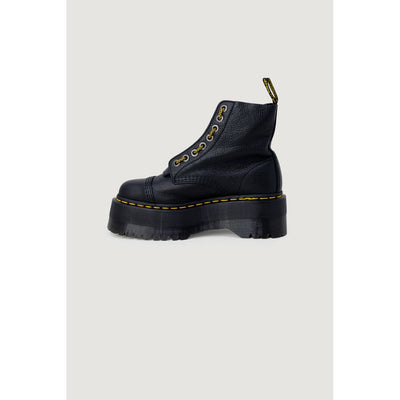 Bottes en cuir noir Dr. Martens