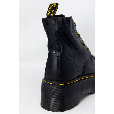 Bottes en cuir noir Dr. Martens