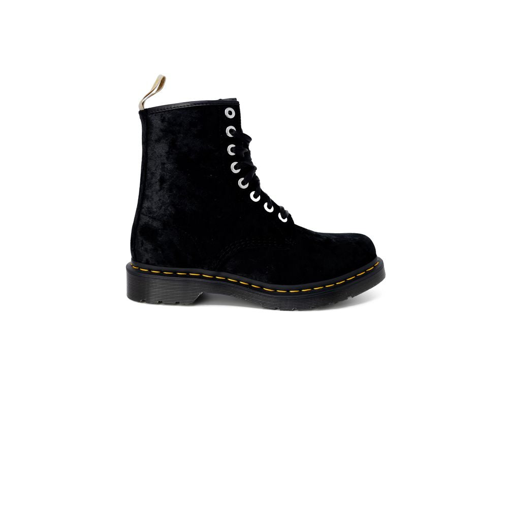 Bottes noires en polyester Dr. Martens