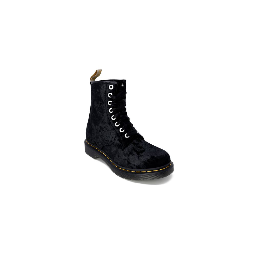 Bottes noires en polyester Dr. Martens