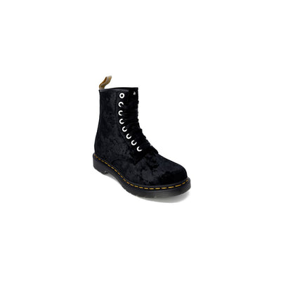 Bottes noires en polyester Dr. Martens