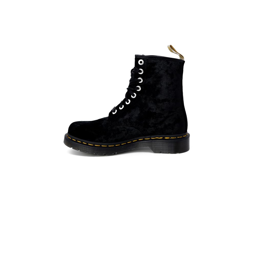 Bottes noires en polyester Dr. Martens