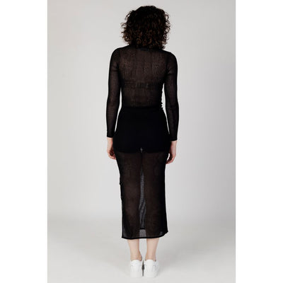 Calvin Klein Jeans Zwarte Marabou Lang