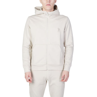 US POLO ASSN. Beige katoenen hoodie