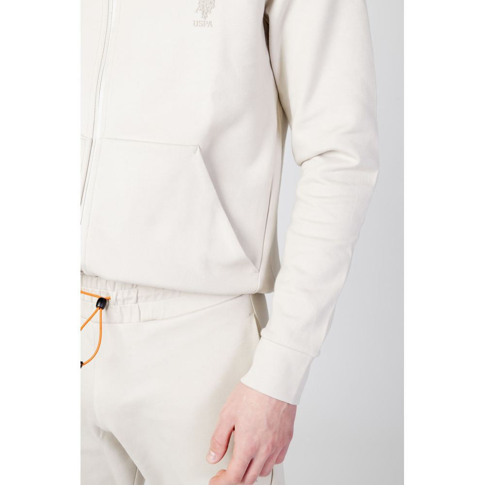 US POLO ASSN. Beige katoenen hoodie