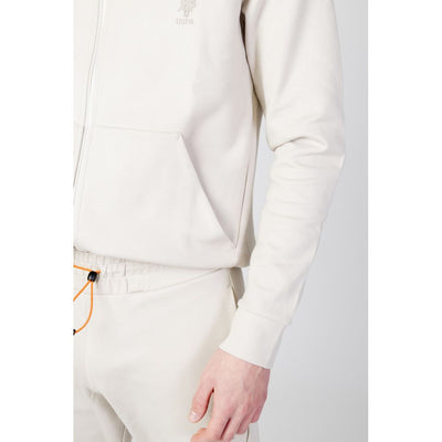 US POLO ASSN. Beige katoenen hoodie