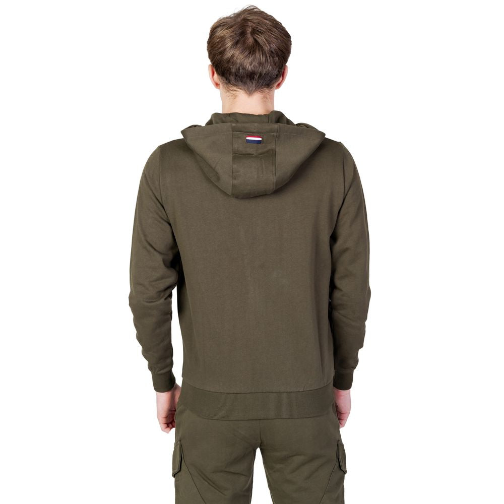 US POLO ASSN. Groene katoenen hoodie