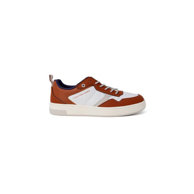 Calvin Klein Jeans Bruine Leren Sneaker