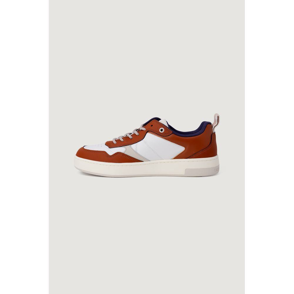 Calvin Klein Jeans Bruine Leren Sneaker