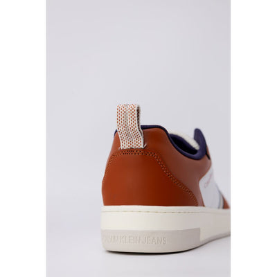 Calvin Klein Jeans Bruine Leren Sneaker