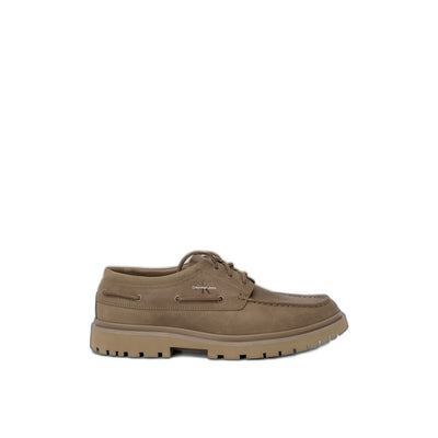 Calvin Klein Jeans Bruine Leren Oxfords En Derby