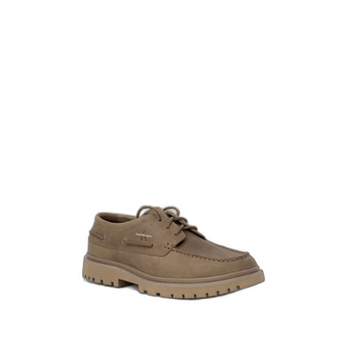 Calvin Klein Jeans Bruine Leren Oxfords En Derby