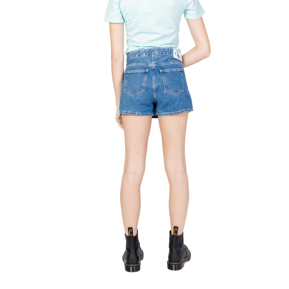 Short en coton bleu Calvin Klein Jeans