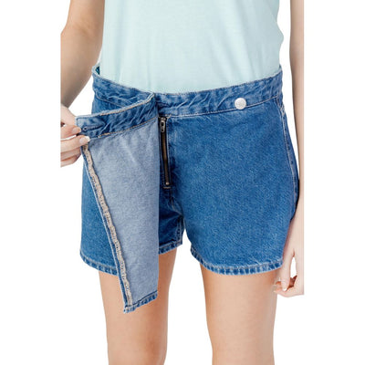 Short en coton bleu Calvin Klein Jeans