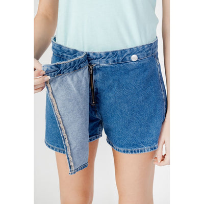 Short en coton bleu Calvin Klein Jeans