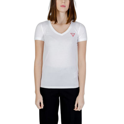 Guess Wit Katoenen T-shirt