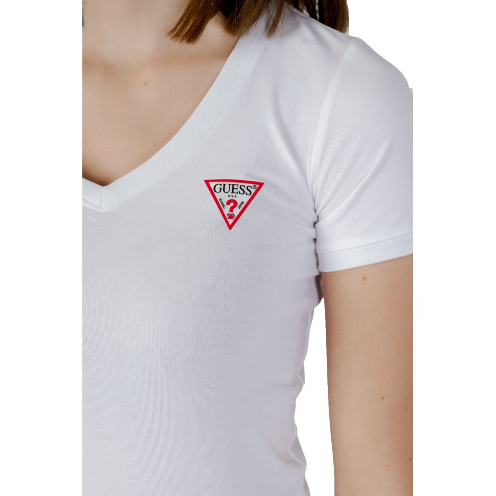 Guess Wit Katoenen T-shirt