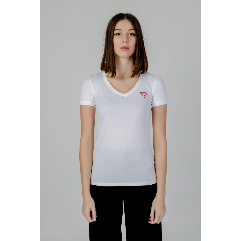Guess Wit Katoenen T-shirt