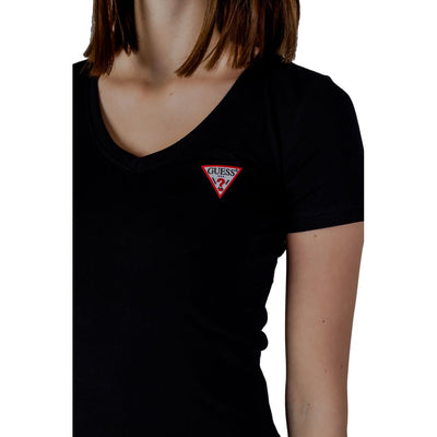 Guess Zwart Katoenen T-shirt