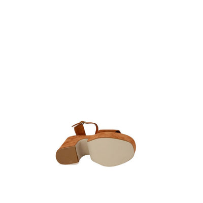 Guess Brown Suede Leather High Heel