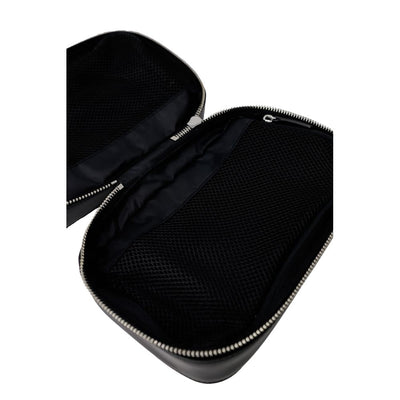 Pochette en cuir noir Tommy Hilfiger