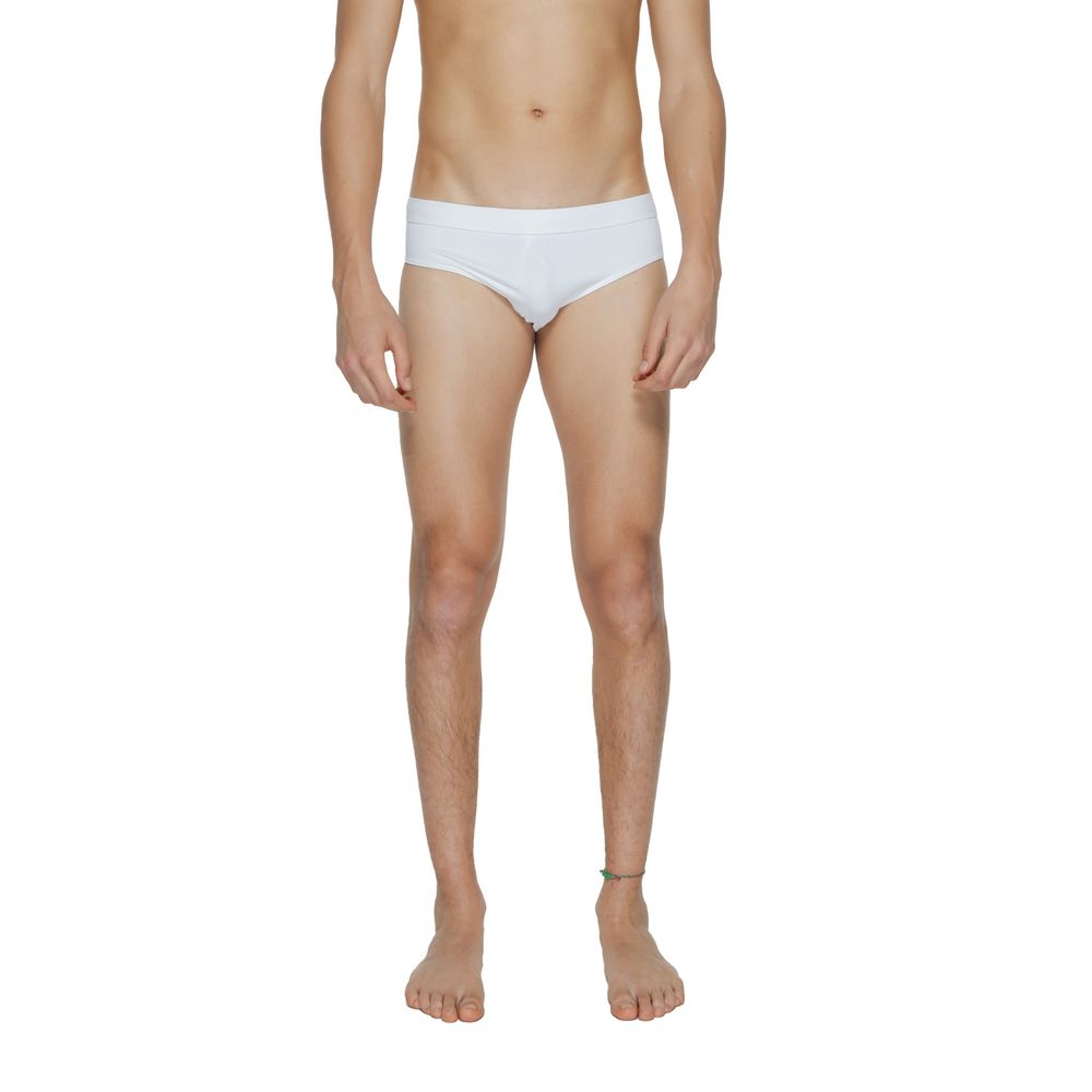 Calvin Klein Witte Polyamide Zwembroek