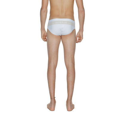 Calvin Klein Witte Polyamide Zwembroek