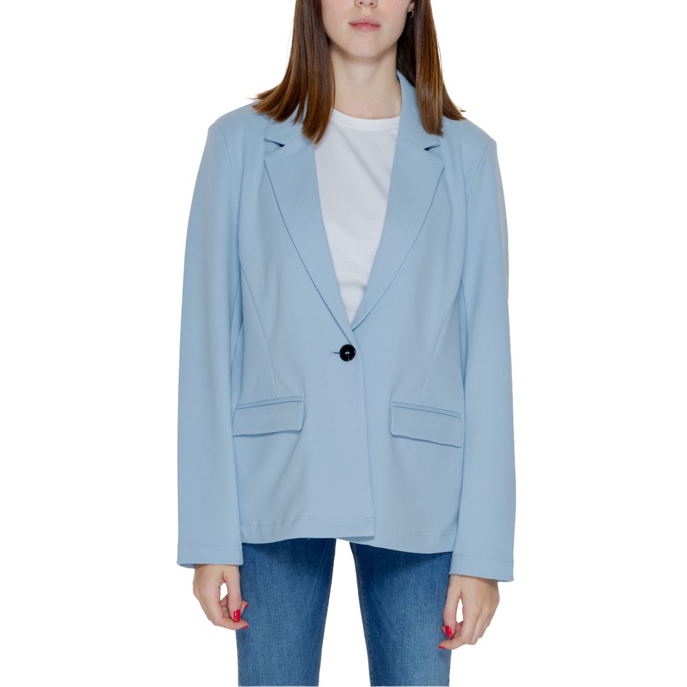 Blazer bleu en polyester uniquement