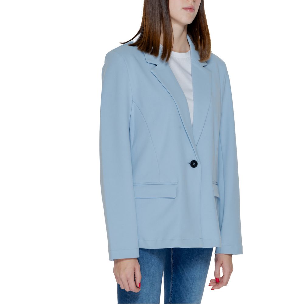 Blazer bleu en polyester uniquement