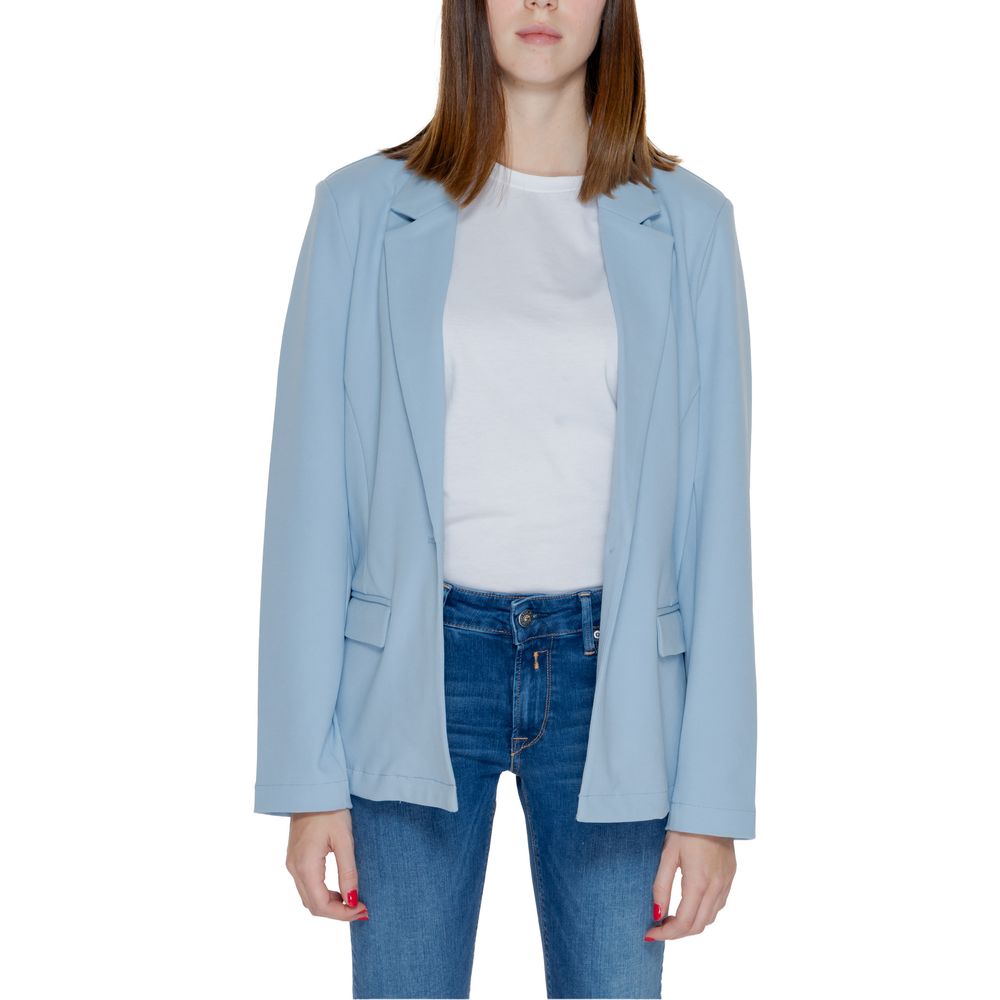 Blazer bleu en polyester uniquement