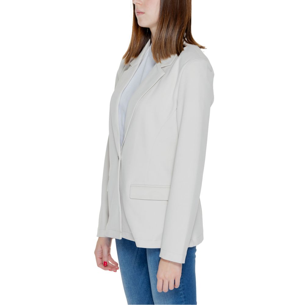 Blazer beige en polyester uniquement