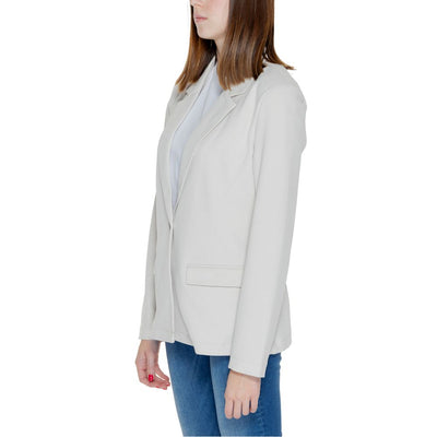 Blazer beige en polyester uniquement