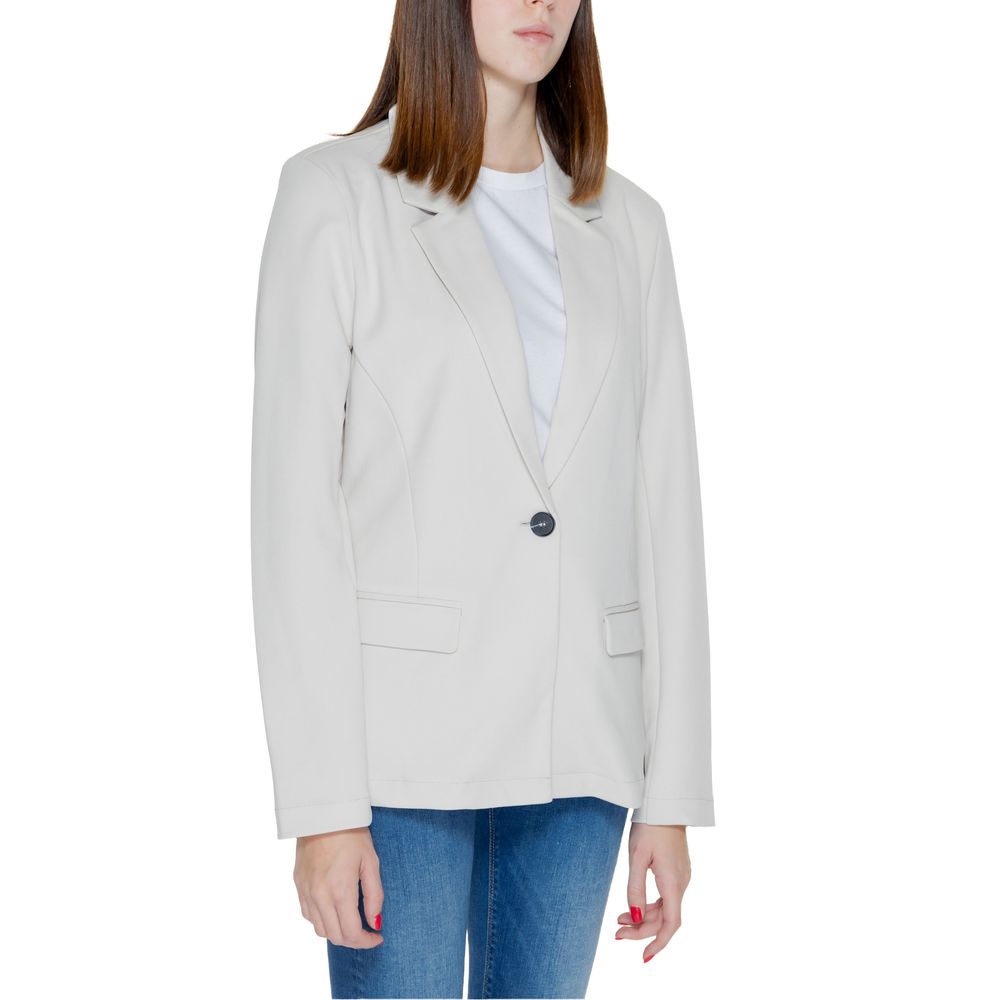 Blazer beige en polyester uniquement