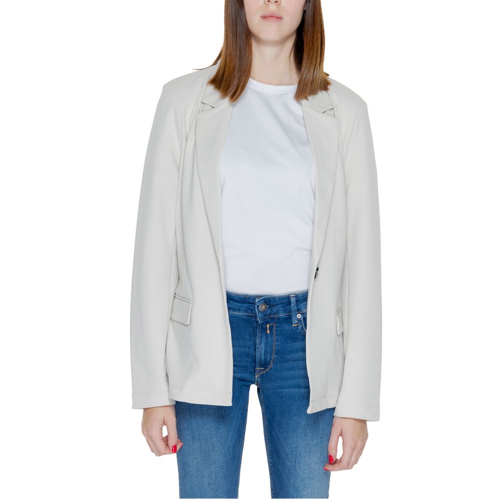 Blazer beige en polyester uniquement