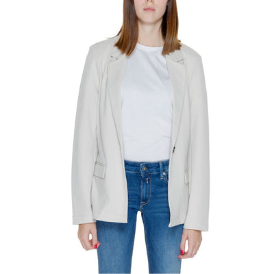 Blazer beige en polyester uniquement