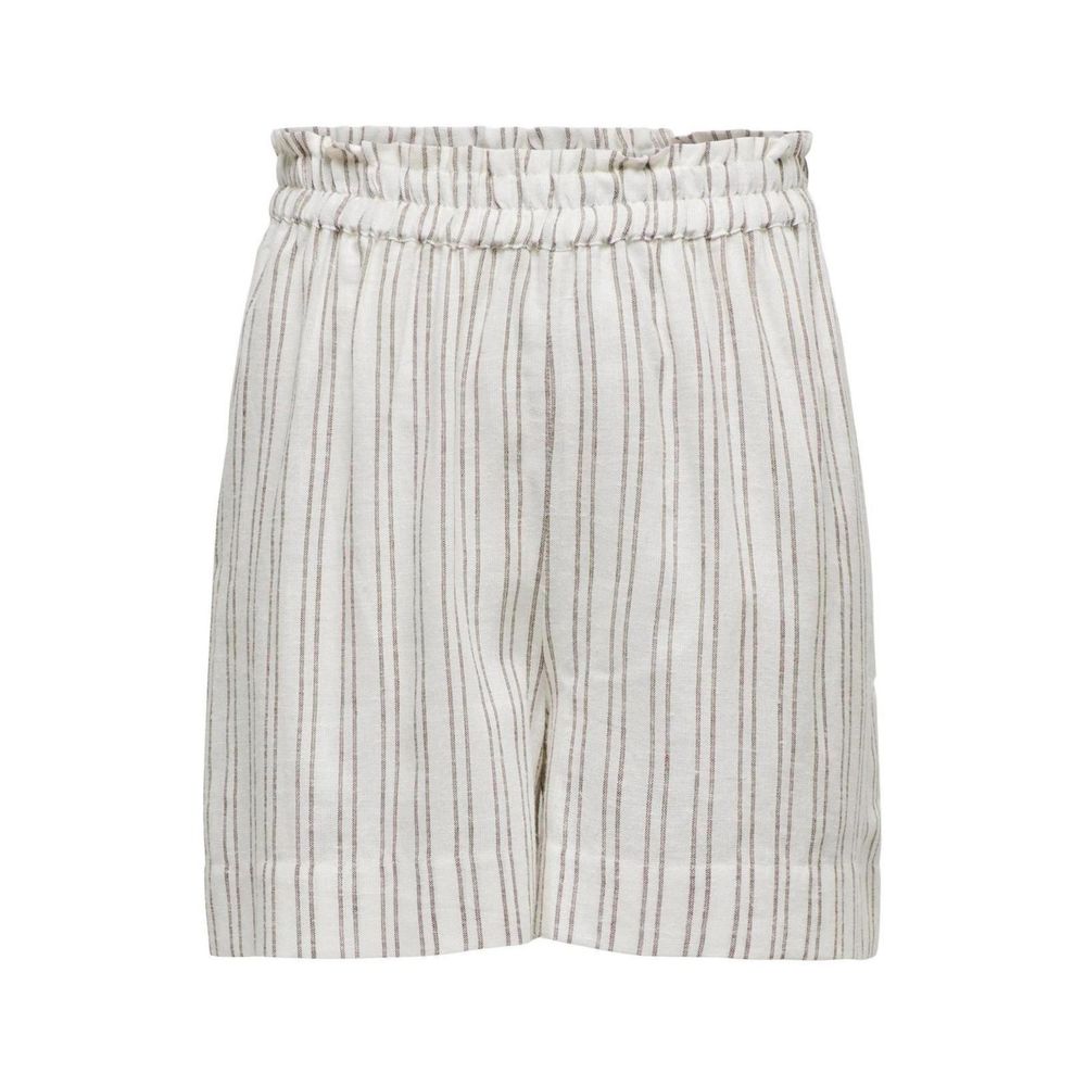 Bermuda en viscose beige uniquement