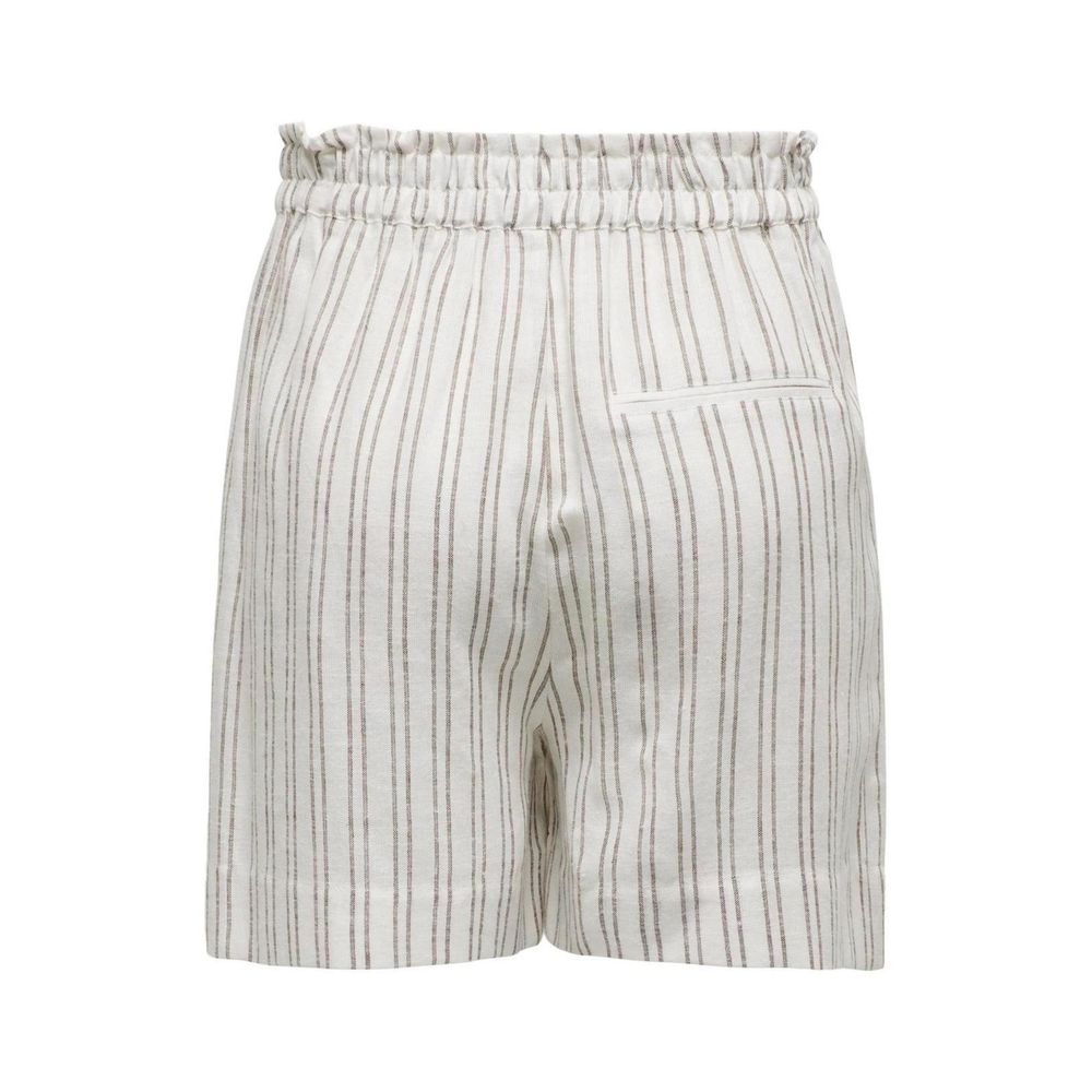 Bermuda en viscose beige uniquement