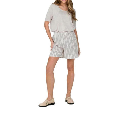 Bermuda en viscose beige uniquement