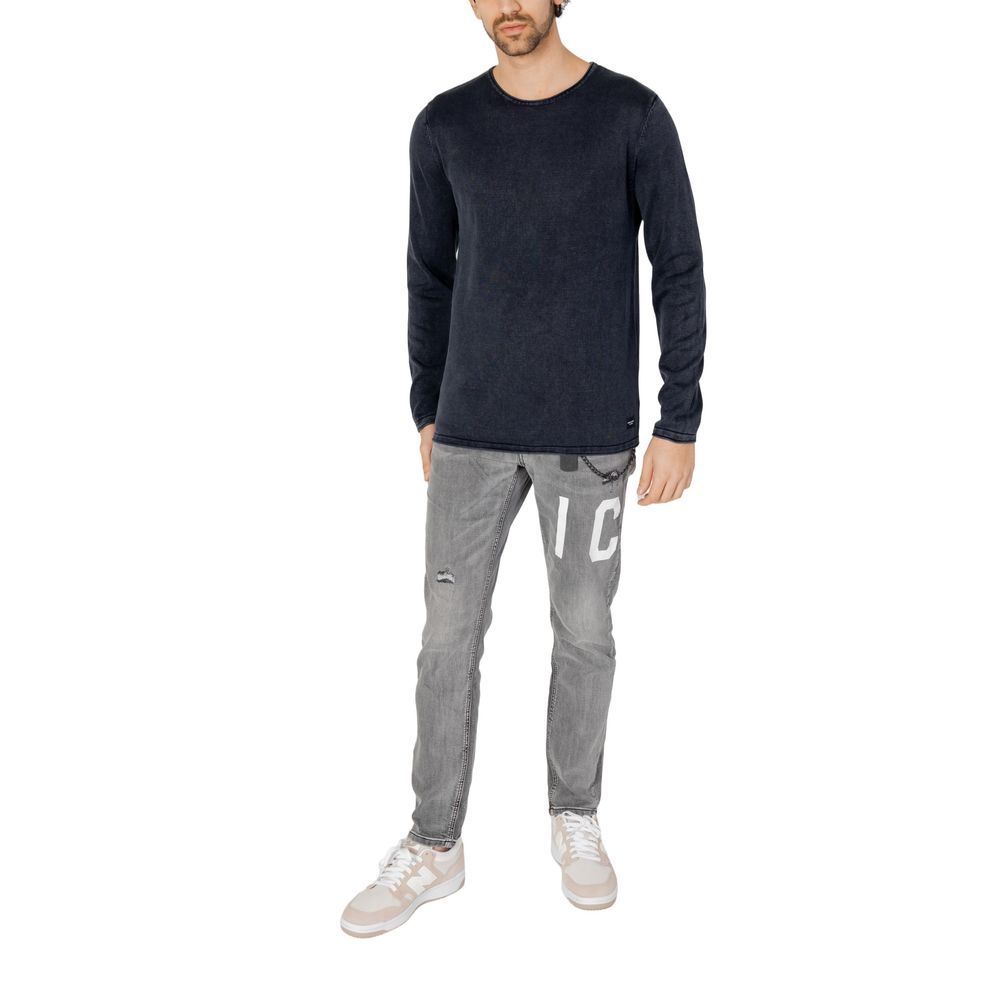 Jack Jones Blauw Katoenen T-shirt