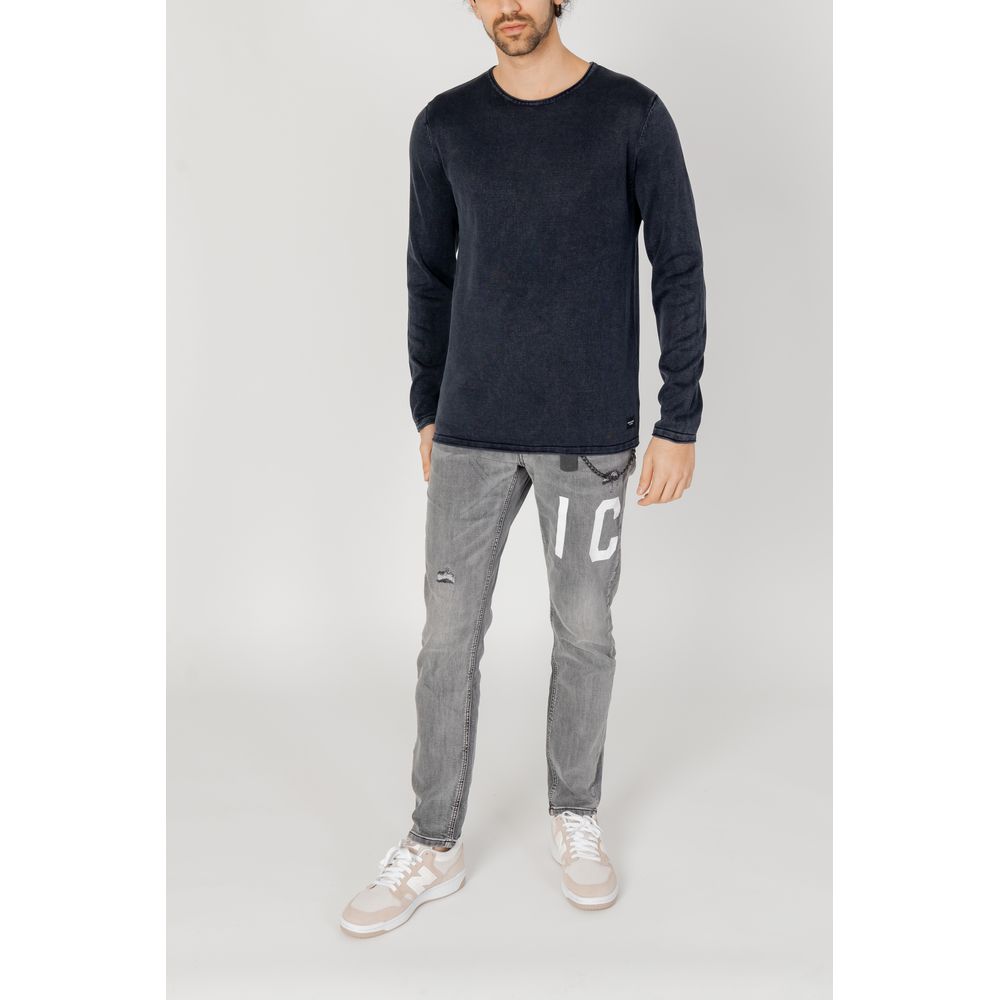 Jack Jones Blauw Katoenen T-shirt