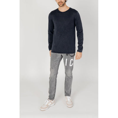 Jack Jones Blauw Katoenen T-shirt