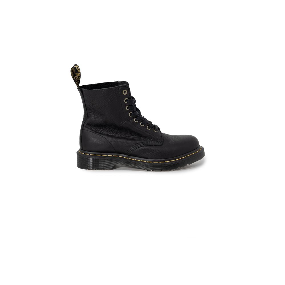 Bottes en cuir noir Dr. Martens