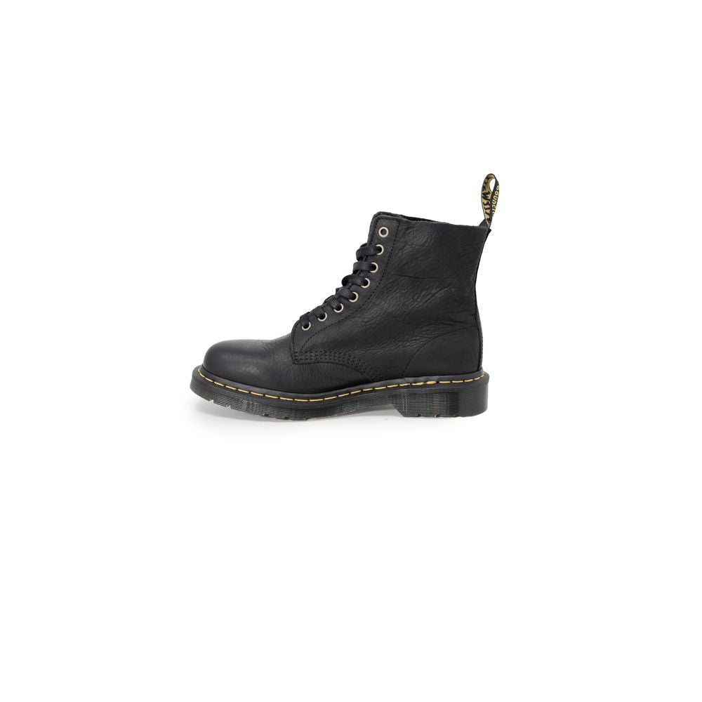 Bottes en cuir noir Dr. Martens