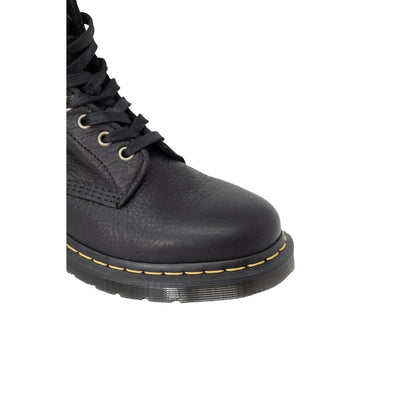 Bottes en cuir noir Dr. Martens