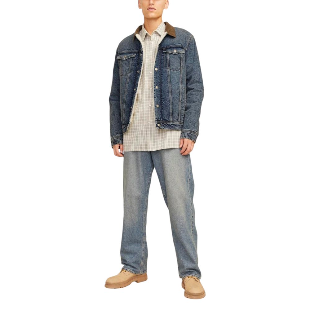 Jack Jones Blauwe Katoenen Jassen &amp; Jassen