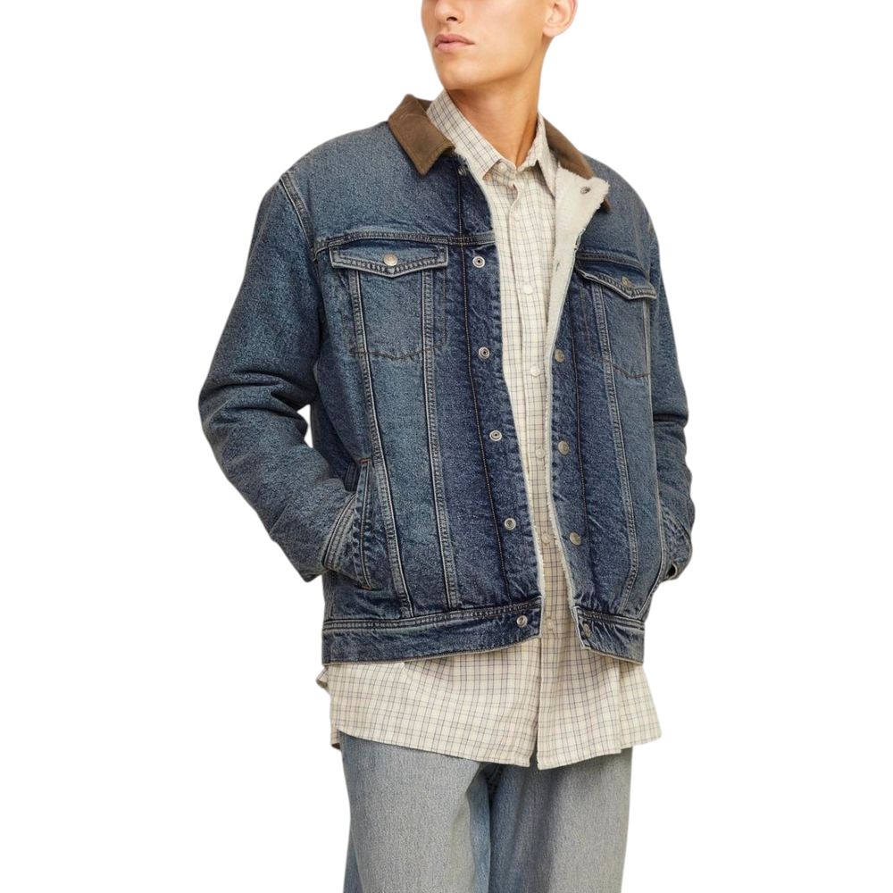 Jack Jones Blauwe Katoenen Jassen &amp; Jassen