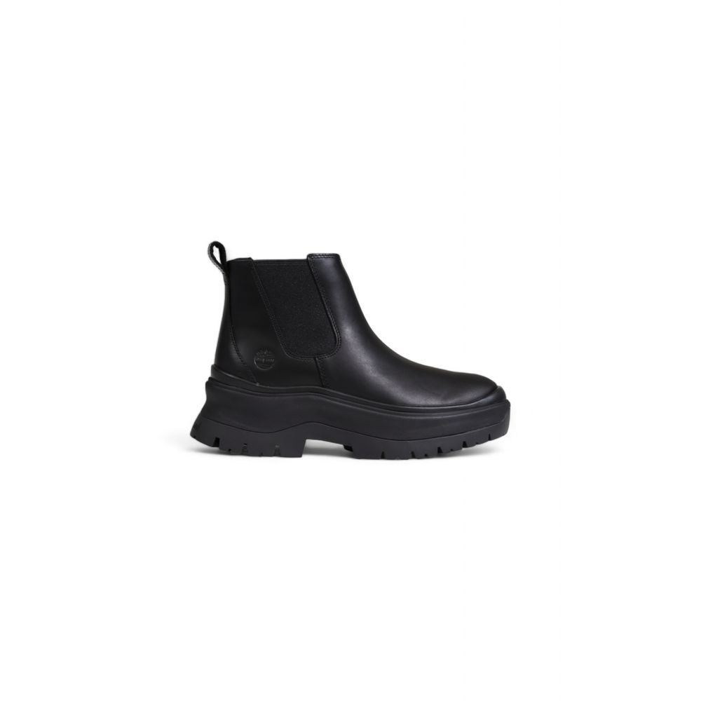Bottines en cuir noir Timberland